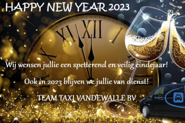 Luchthavenvervoer Taxi VDW bvba - Happy New Year 2023